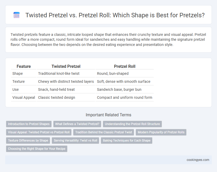Twisted Pretzel vs. Pretzel Roll: Which Shape is Best for Pretzels?