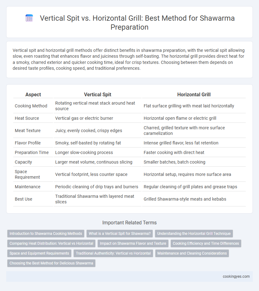 Vertical Spit vs. Horizontal Grill: Best Method for Shawarma Preparation