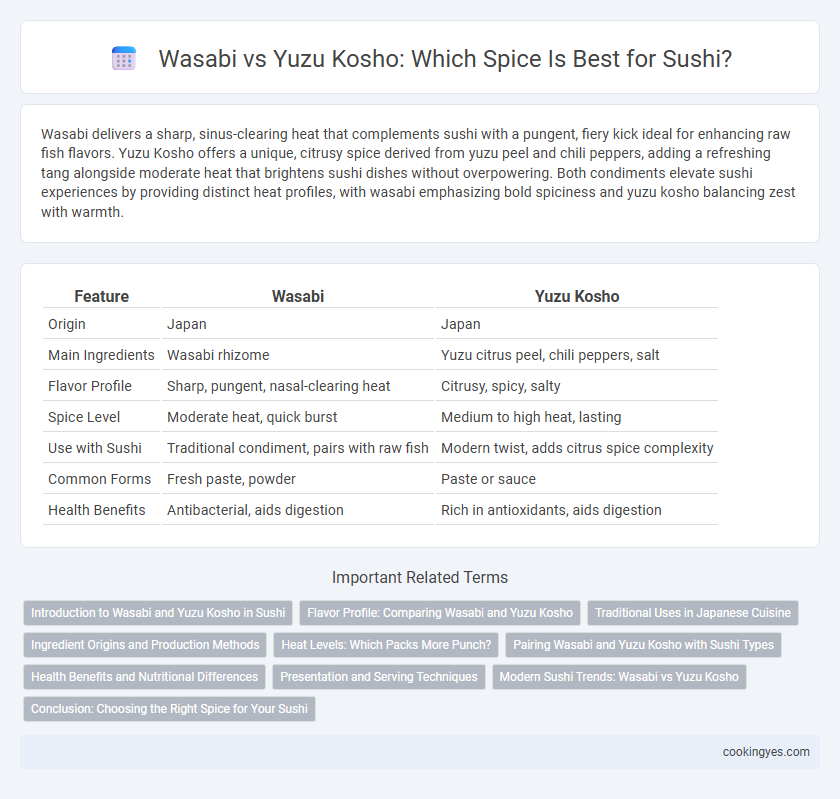 Wasabi vs Yuzu Kosho: Which Spice Is Best for Sushi?
