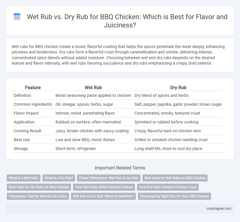 Wet Rub vs. Dry Rub for BBQ Chicken: Which is Best for Flavor and Juiciness?