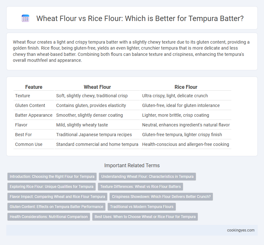 Wheat Flour vs Rice Flour: Which is Better for Tempura Batter?