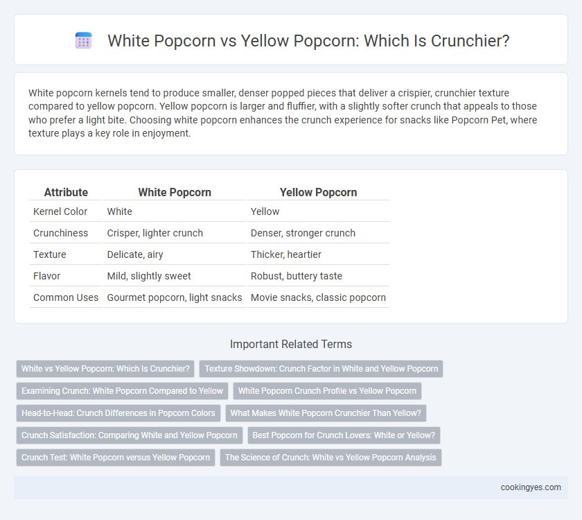 White Popcorn vs Yellow Popcorn: Which Is Crunchier?