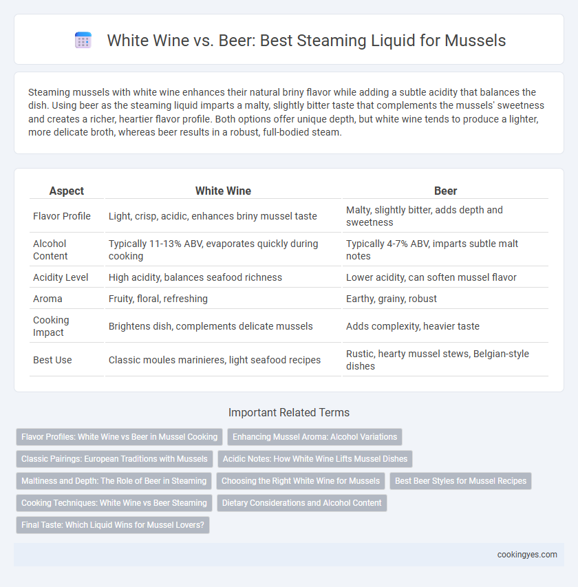 White Wine vs. Beer: Best Steaming Liquid for Mussels