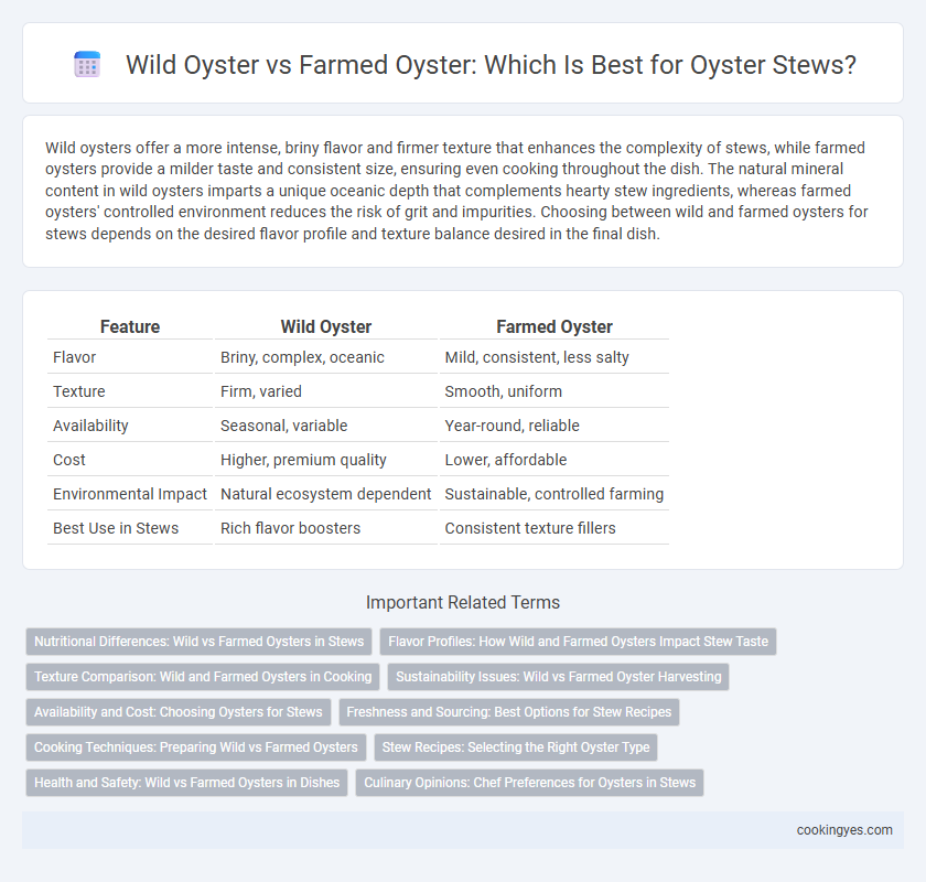 Wild Oyster vs Farmed Oyster: Which Is Best for Oyster Stews?