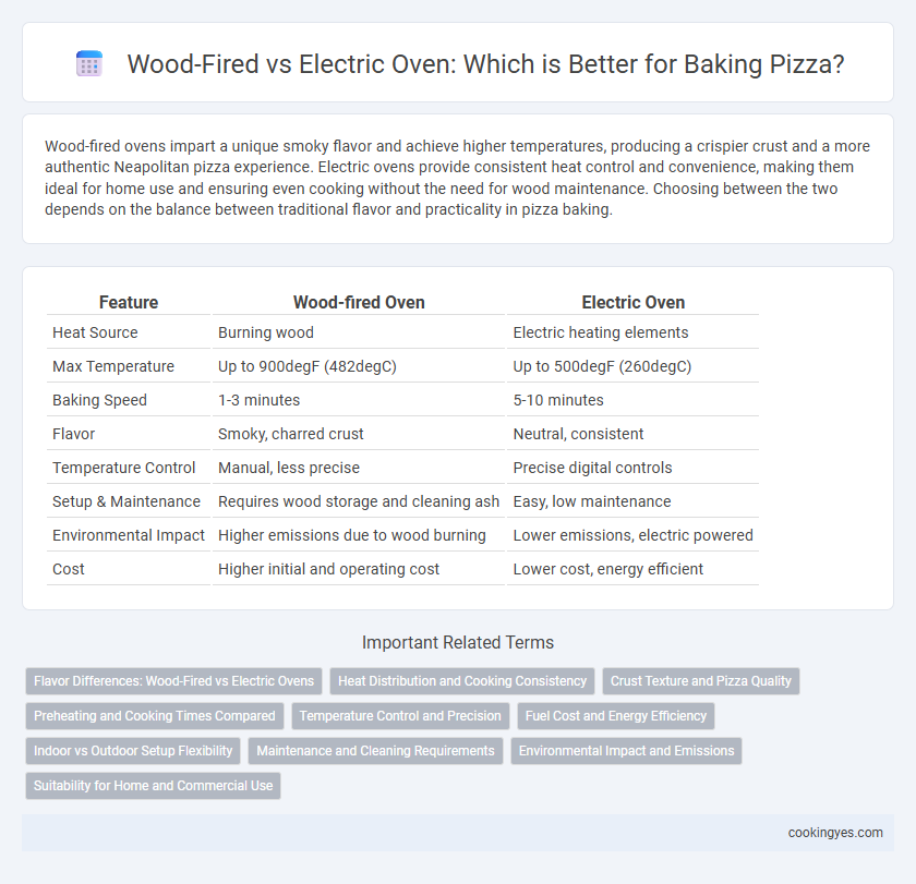 Wood-Fired vs Electric Oven: Which is Better for Baking Pizza?