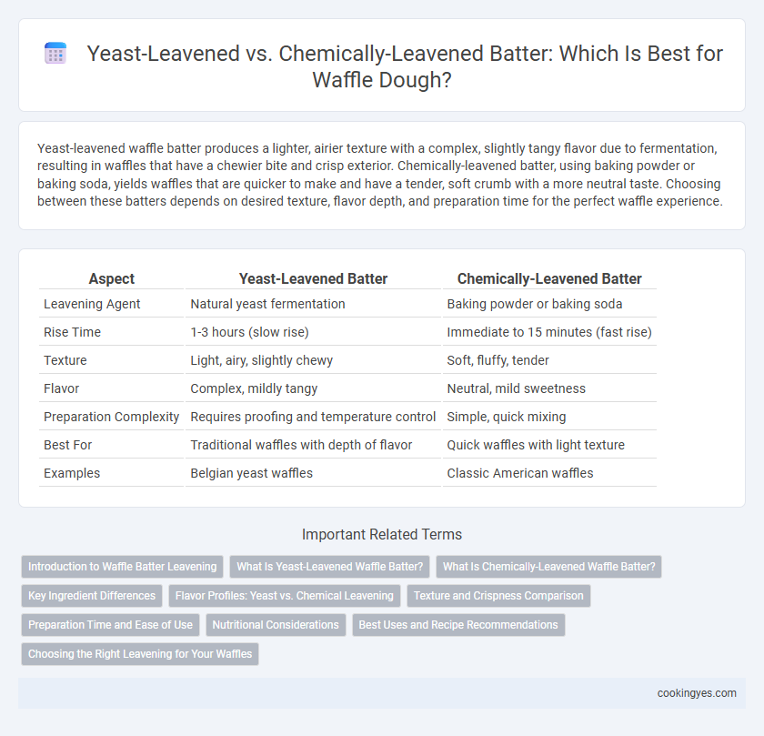 Yeast-Leavened vs. Chemically-Leavened Batter: Which Is Best for Waffle Dough?