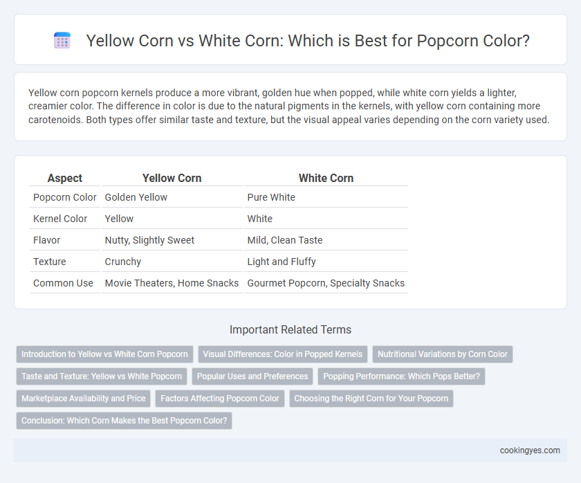 Yellow Corn vs White Corn: Which is Best for Popcorn Color?