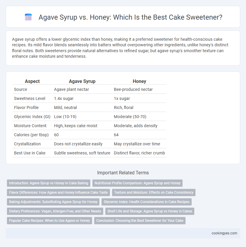 Agave Syrup vs. Honey: Which Is the Best Cake Sweetener?