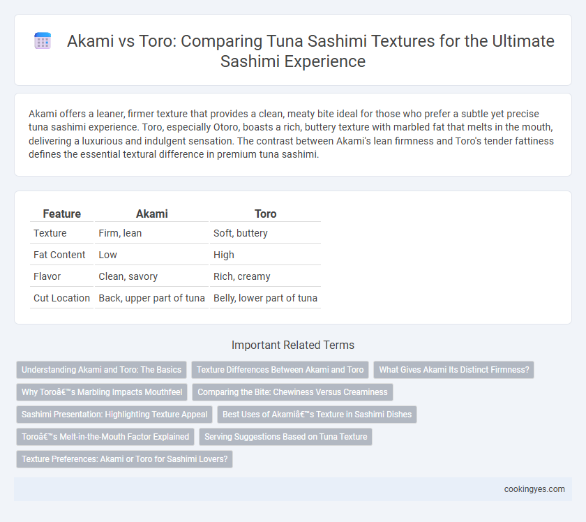 Akami vs Toro: Comparing Tuna Sashimi Textures for the Ultimate Sashimi Experience