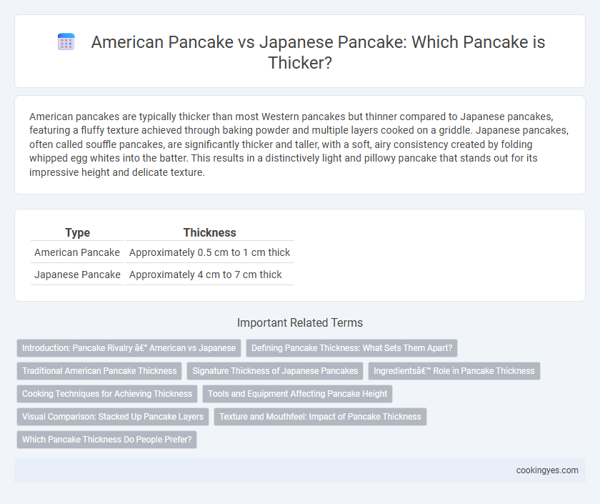 American Pancake vs Japanese Pancake: Which Pancake is Thicker?