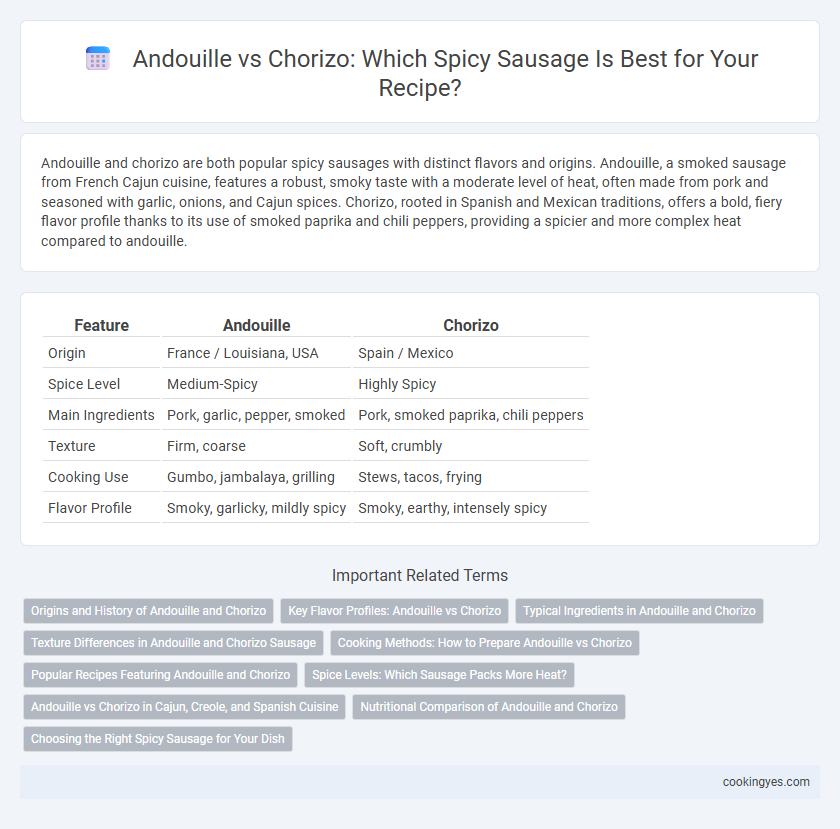 Andouille vs Chorizo: Which Spicy Sausage Is Best for Your Recipe?