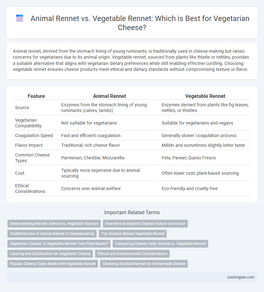 Animal Rennet vs. Vegetable Rennet: Which is Best for Vegetarian Cheese?