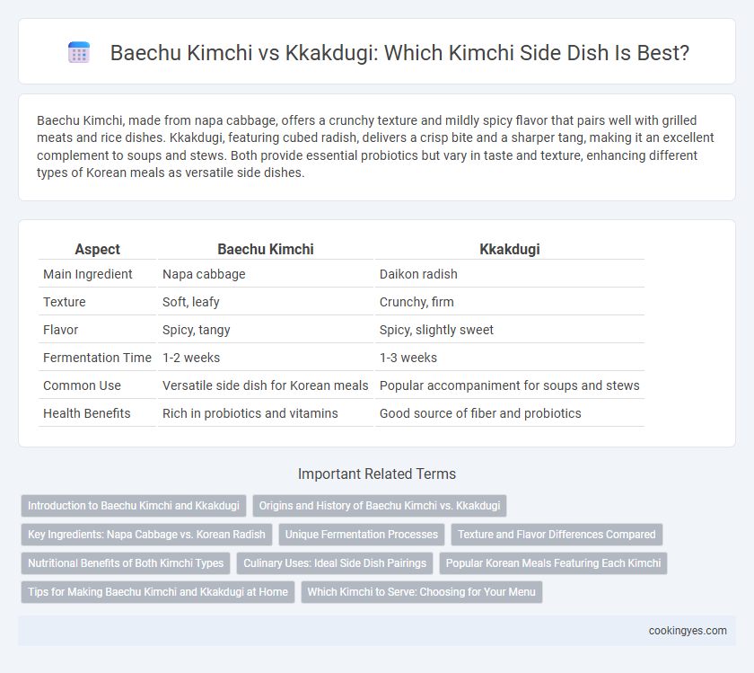 Baechu Kimchi vs Kkakdugi: Which Kimchi Side Dish Is Best?