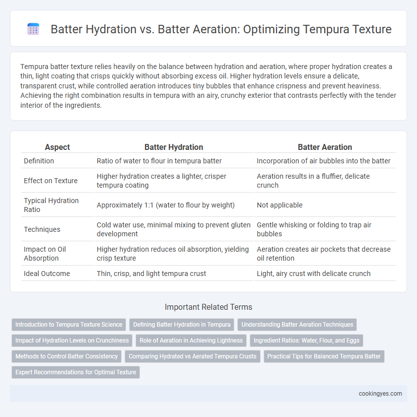Batter Hydration vs. Batter Aeration: Optimizing Tempura Texture