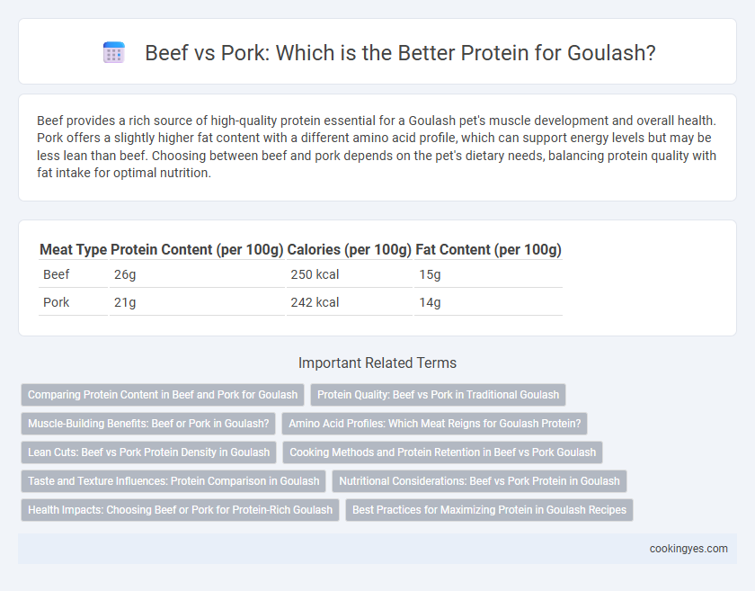 Beef vs Pork: Which is the Better Protein for Goulash?