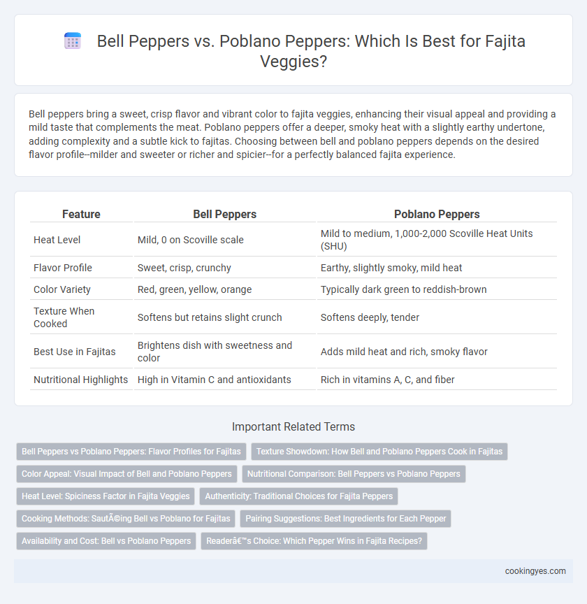 Bell Peppers vs. Poblano Peppers: Which Is Best for Fajita Veggies?