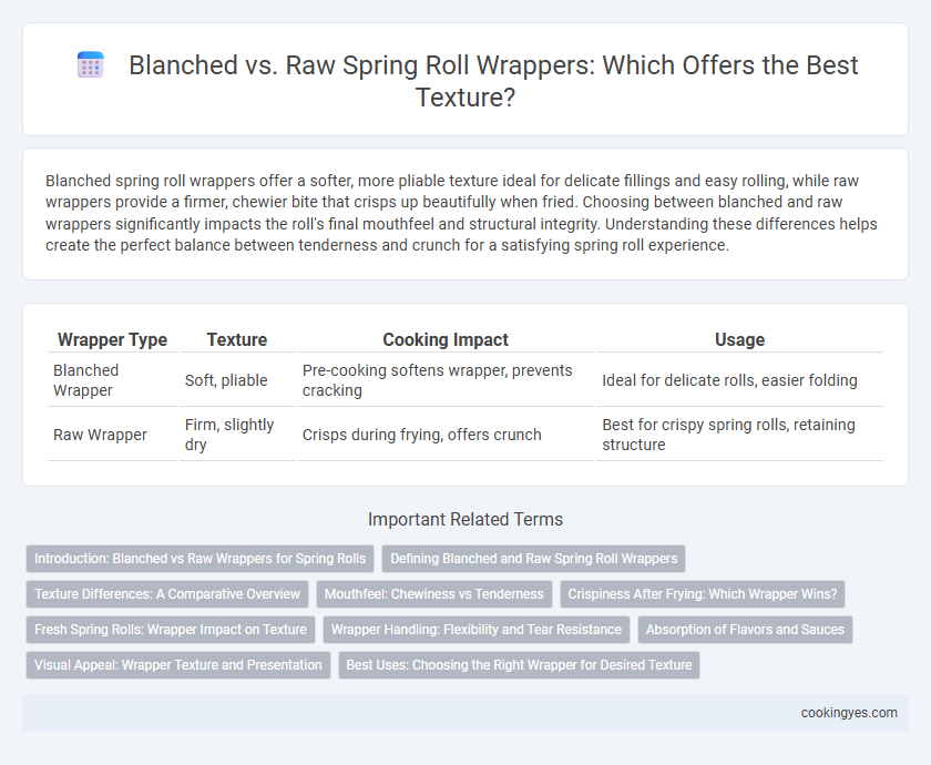 Blanched vs. Raw Spring Roll Wrappers: Which Offers the Best Texture?
