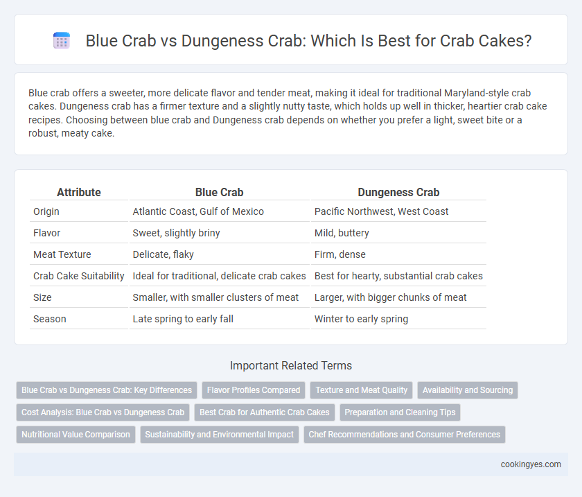 Blue Crab vs Dungeness Crab: Which Is Best for Crab Cakes?