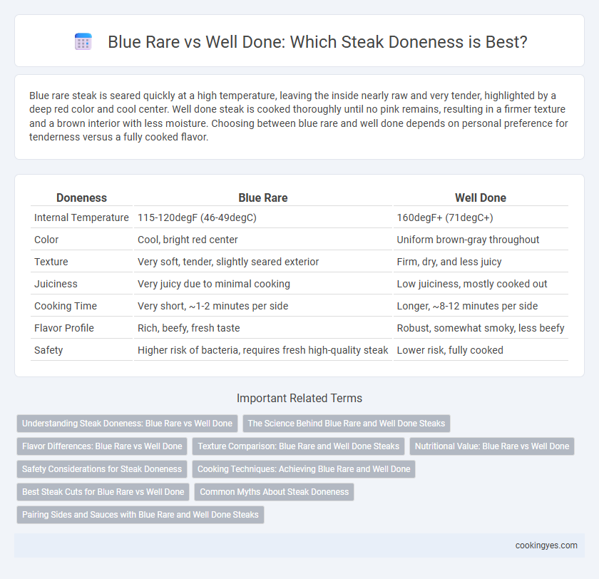 Blue Rare vs Well Done: Which Steak Doneness is Best?