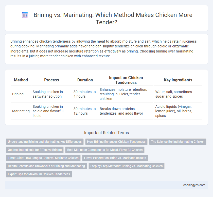 Brining vs. Marinating: Which Method Makes Chicken More Tender?