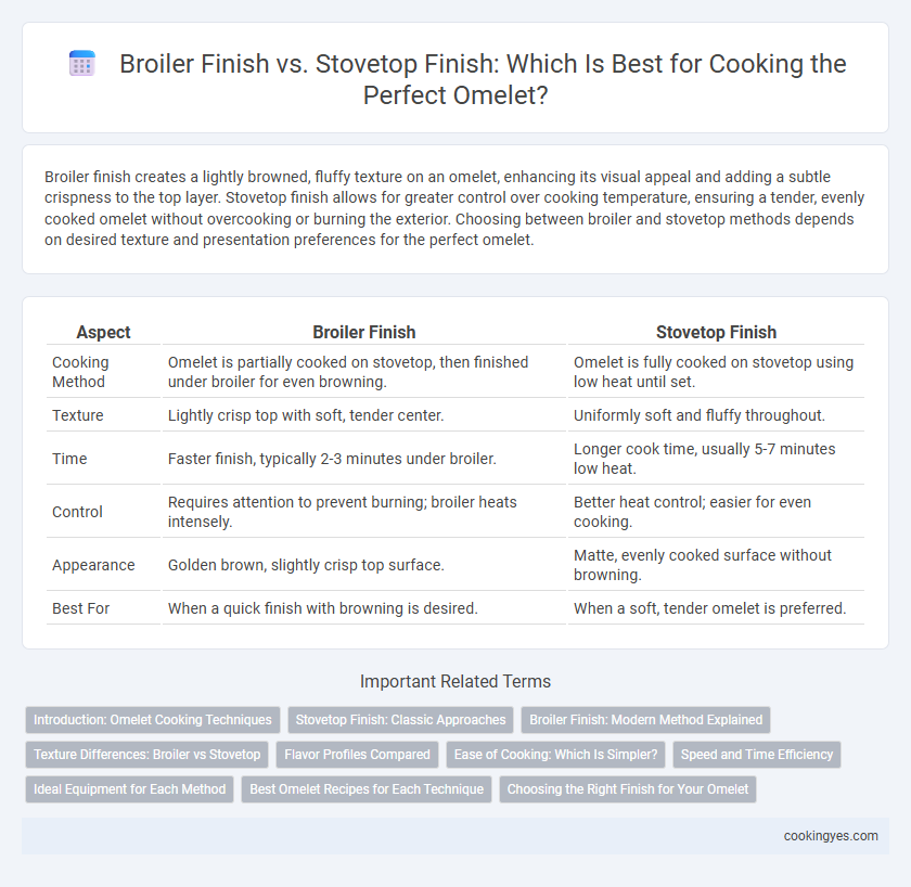Broiler Finish vs. Stovetop Finish: Which Is Best for Cooking the Perfect Omelet?