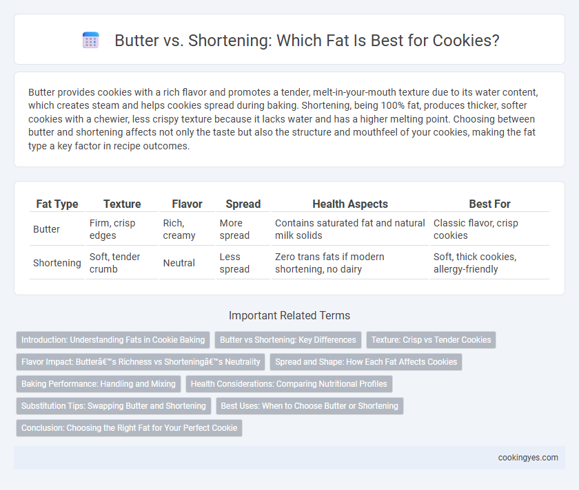 Butter vs. Shortening: Which Fat Is Best for Cookies?