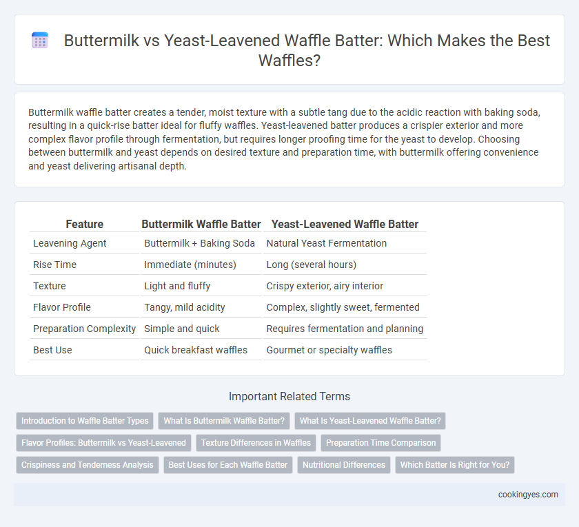 Buttermilk vs Yeast-Leavened Waffle Batter: Which Makes the Best Waffles?