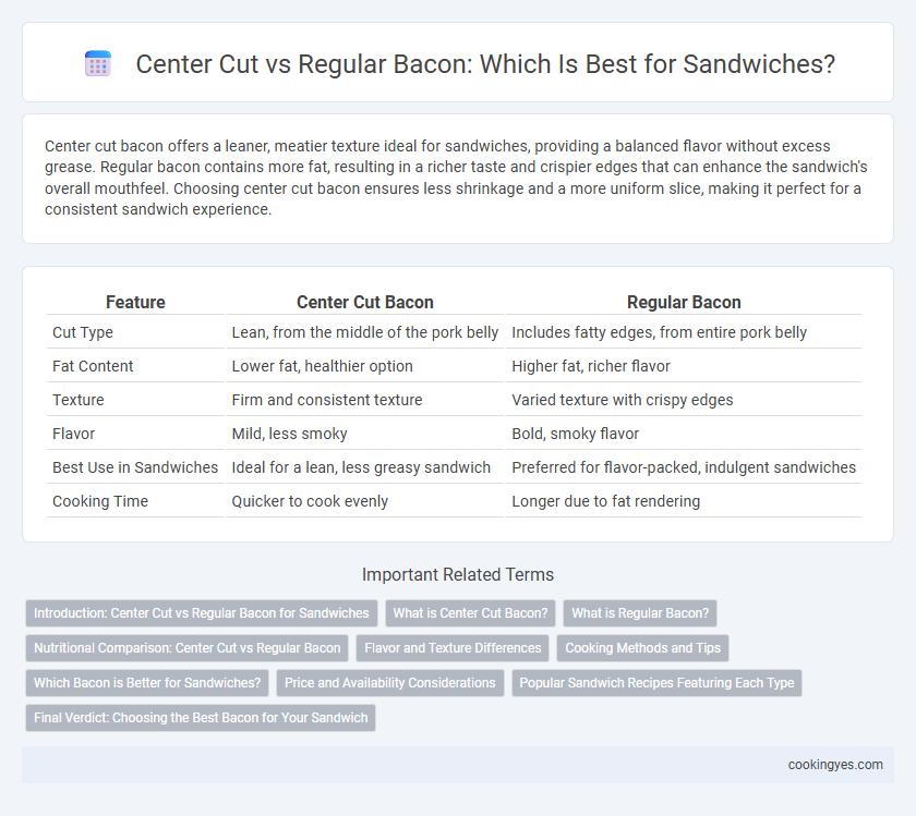 Center Cut vs Regular Bacon: Which Is Best for Sandwiches?