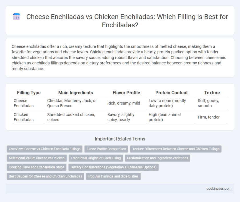 Cheese Enchiladas vs Chicken Enchiladas: Which Filling is Best for Enchiladas?