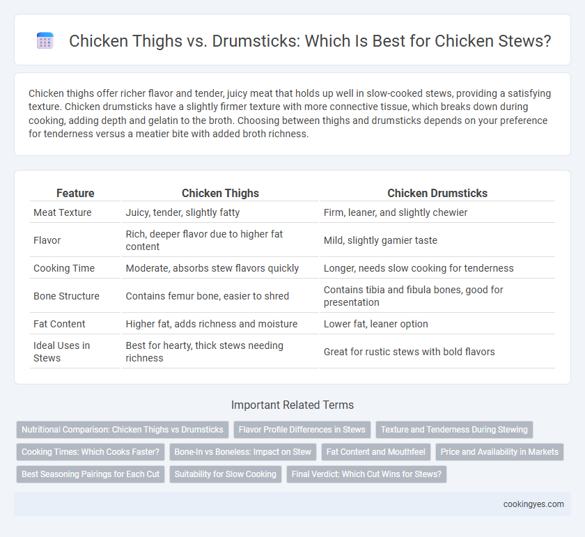 Chicken Thighs vs. Drumsticks: Which Is Best for Chicken Stews?