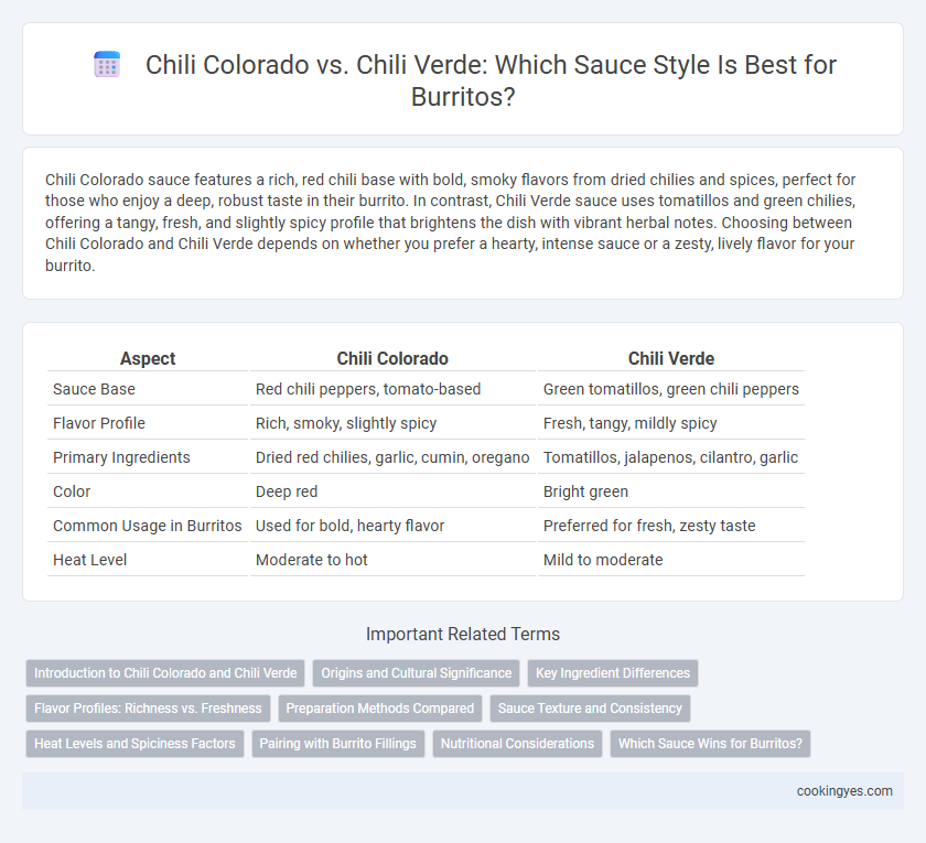 Chili Colorado vs. Chili Verde: Which Sauce Style Is Best for Burritos?