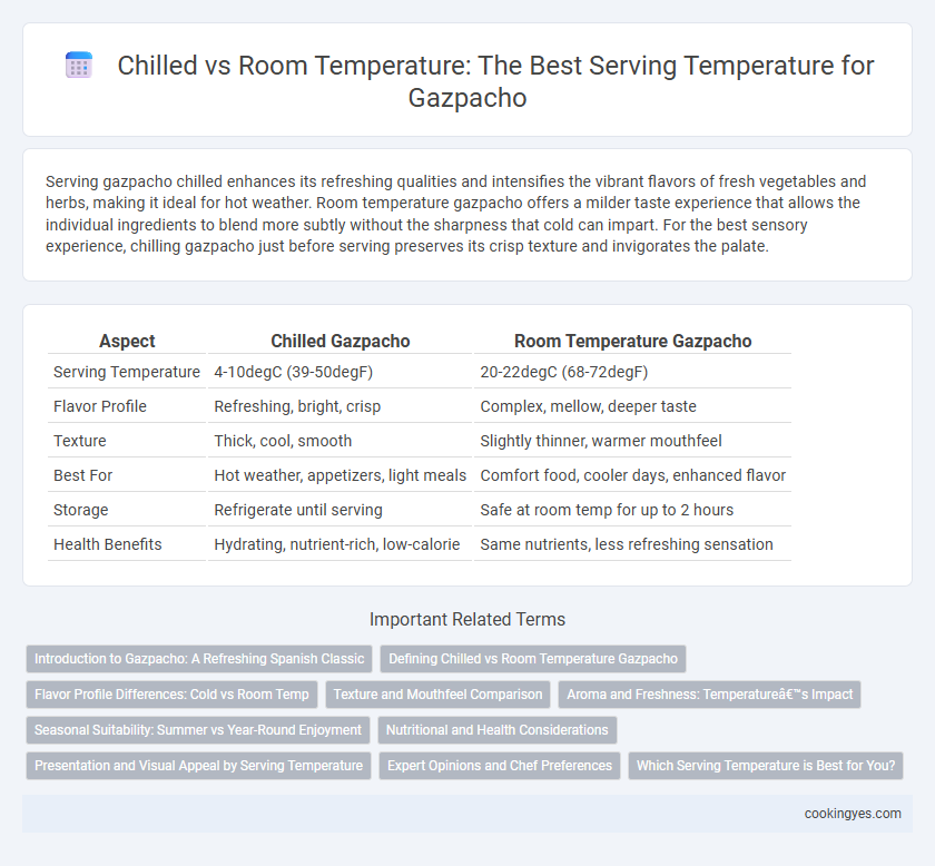 Chilled vs Room Temperature: The Best Serving Temperature for Gazpacho