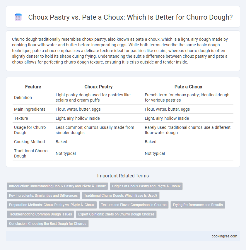 Choux Pastry vs. Pate a Choux: Which Is Better for Churro Dough?