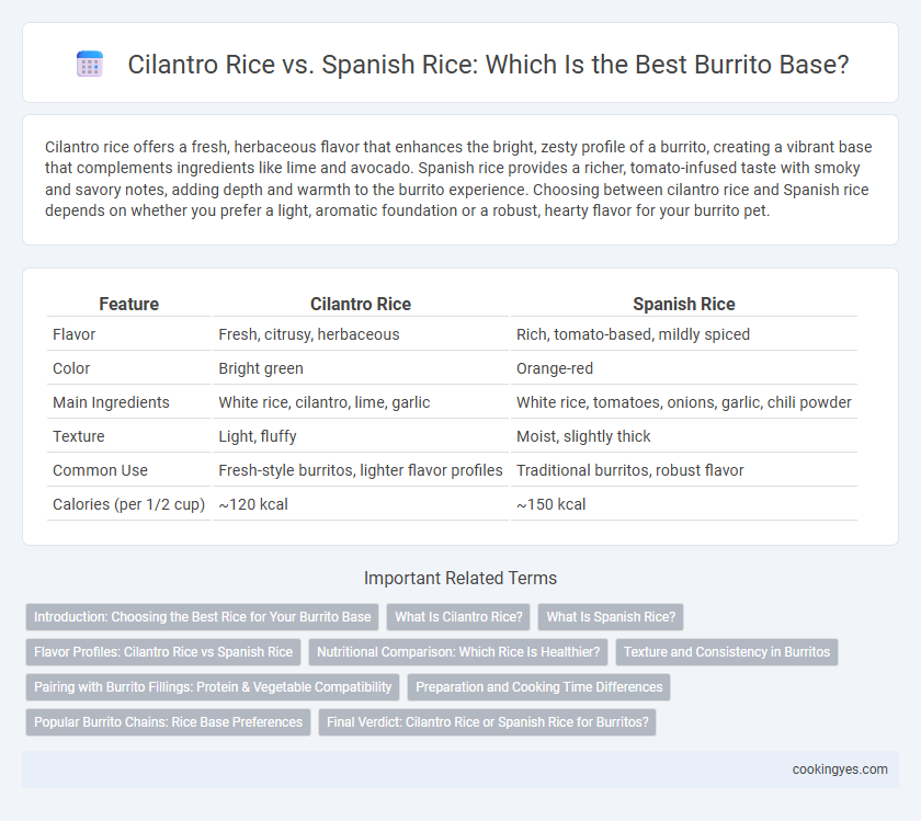 Cilantro Rice vs. Spanish Rice: Which Is the Best Burrito Base?