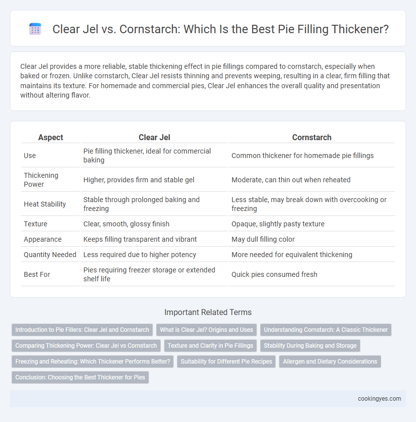 Clear Jel vs. Cornstarch: Which Is the Best Pie Filling Thickener?