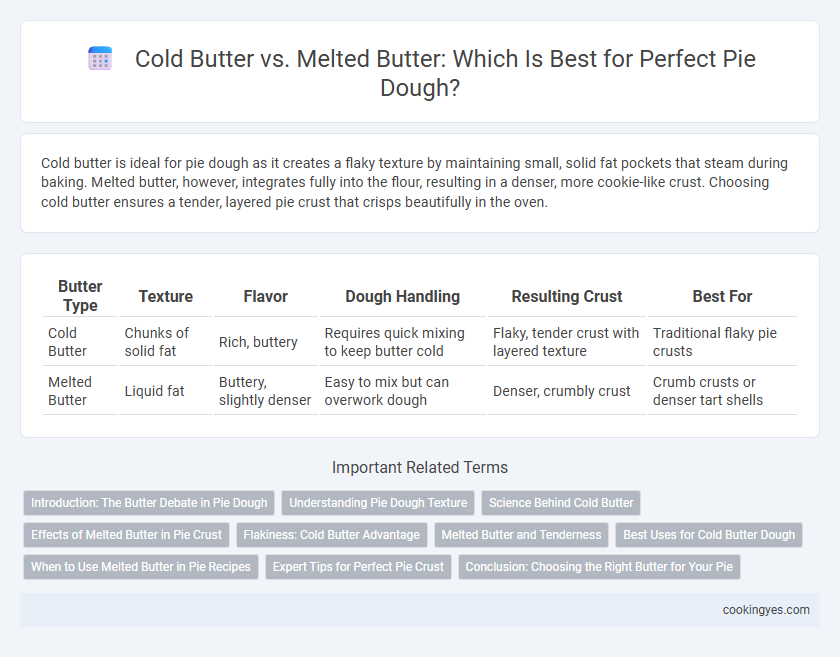 Cold Butter vs. Melted Butter: Which Is Best for Perfect Pie Dough?