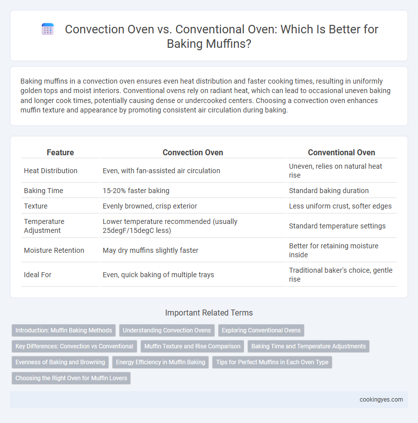 Convection Oven vs. Conventional Oven: Which Is Better for Baking Muffins?