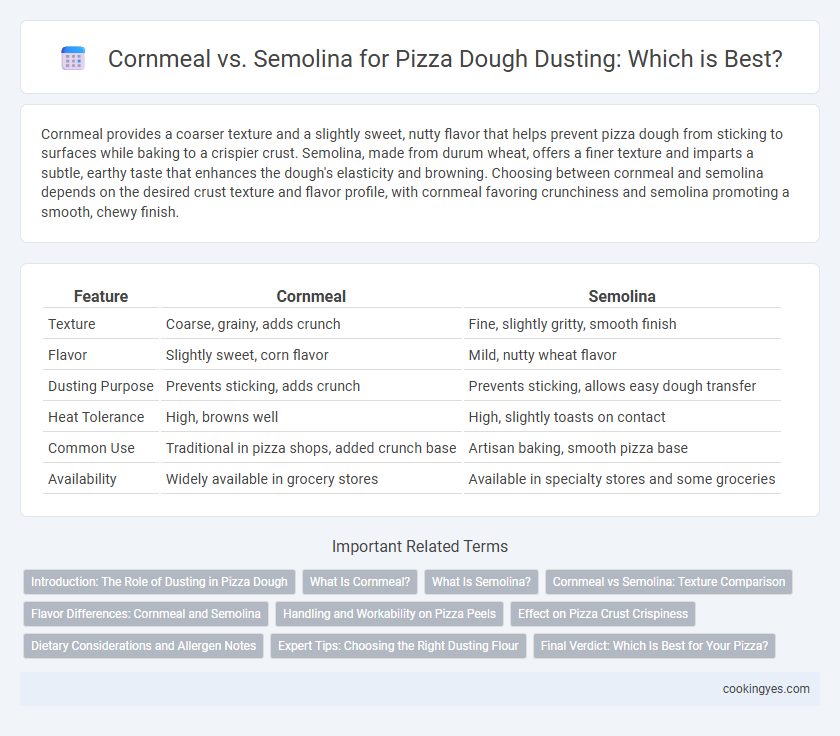 Cornmeal vs. Semolina for Pizza Dough Dusting: Which is Best?