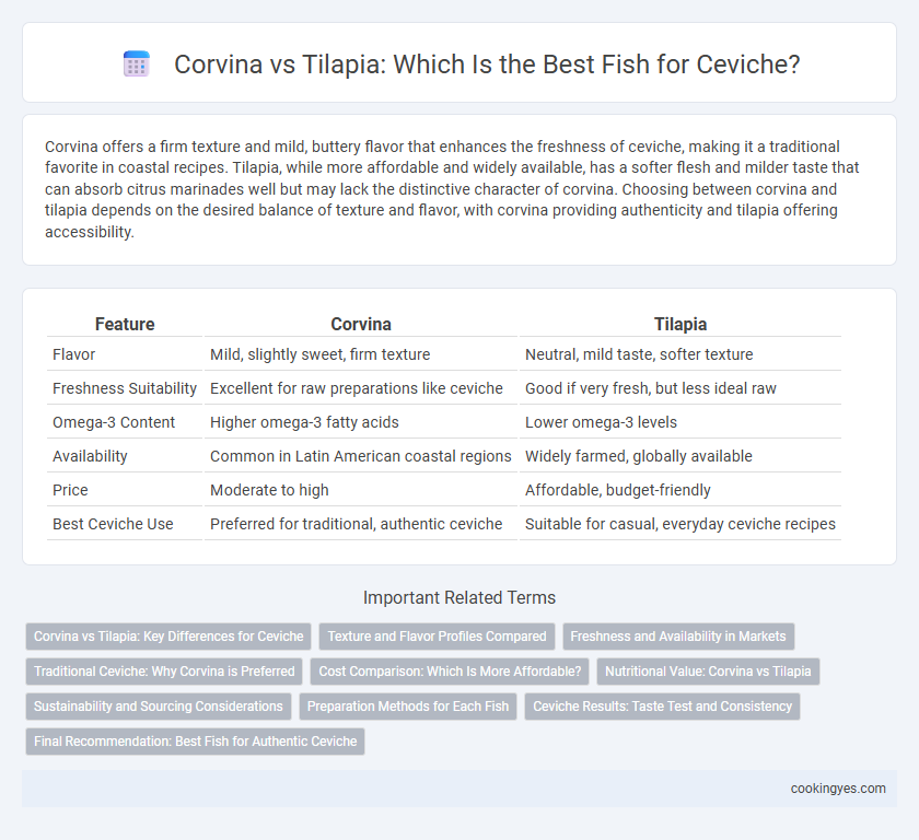 Corvina vs Tilapia: Which Is the Best Fish for Ceviche?