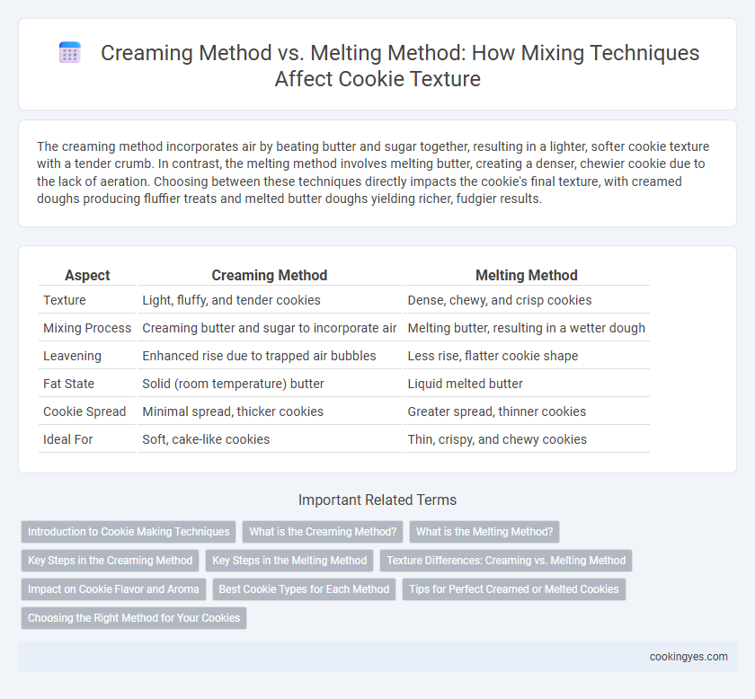 Creaming Method vs. Melting Method: How Mixing Techniques Affect Cookie Texture