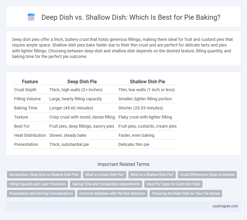 Deep Dish vs. Shallow Dish: Which Is Best for Pie Baking?