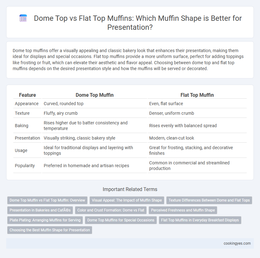 Dome Top vs Flat Top Muffins: Which Muffin Shape is Better for Presentation?