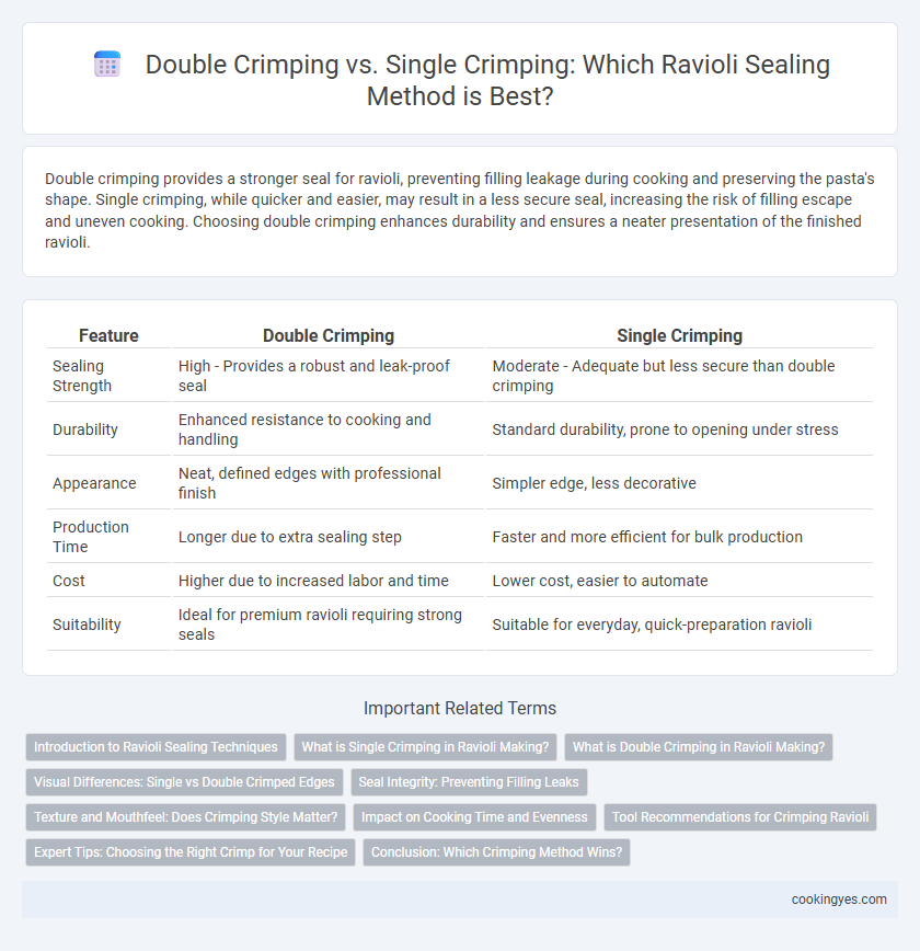 Double Crimping vs. Single Crimping: Which Ravioli Sealing Method is Best?