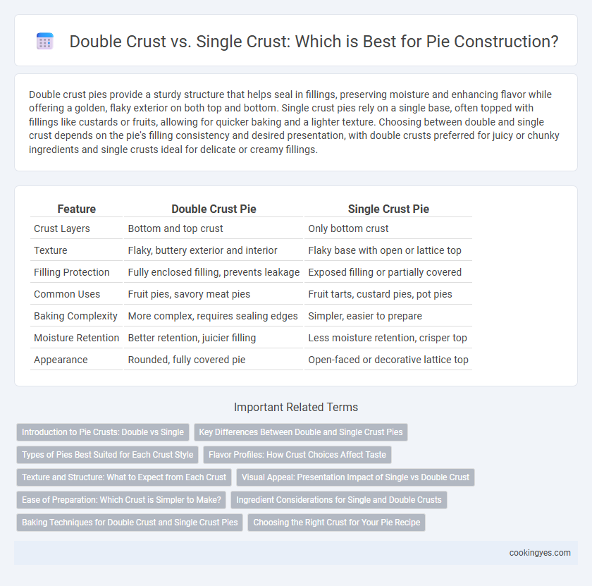 Double Crust vs. Single Crust: Which is Best for Pie Construction?
