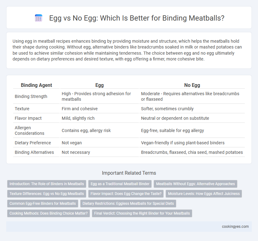 Egg vs No Egg: Which Is Better for Binding Meatballs?