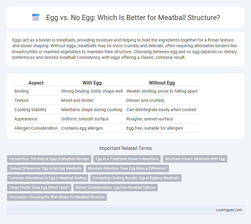 Egg vs. No Egg: Which Is Better for Meatball Structure?