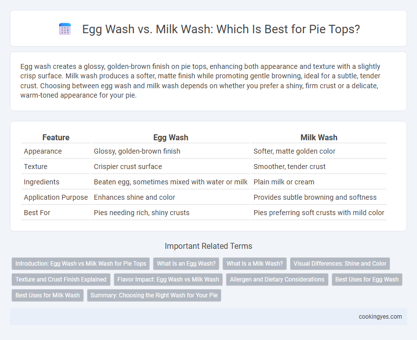 Egg Wash vs. Milk Wash: Which Is Best for Pie Tops?