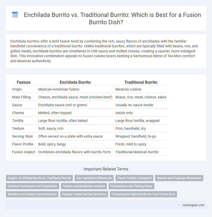 Enchilada Burrito vs. Traditional Burrito: Which is Best for a Fusion Burrito Dish?
