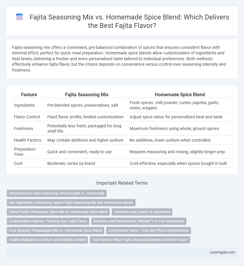 Fajita Seasoning Mix vs. Homemade Spice Blend: Which Delivers the Best Fajita Flavor?