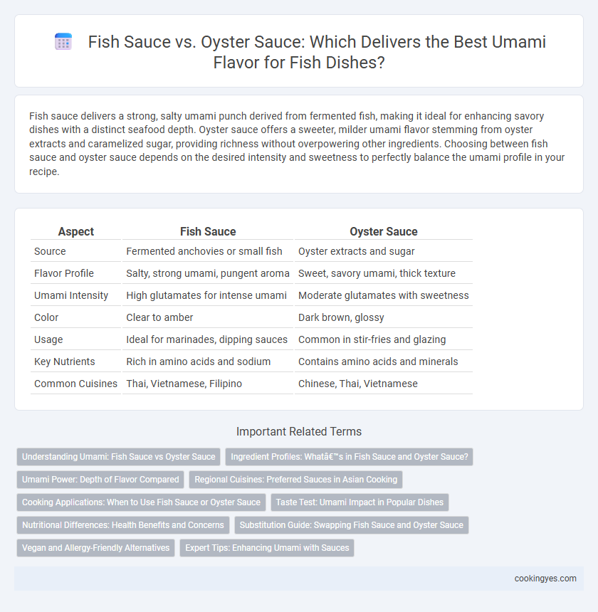 Fish Sauce vs. Oyster Sauce: Which Delivers the Best Umami Flavor for Fish Dishes?